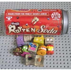 The Grossery Gang EUC Toy Figure Loose Lot Of 11 With Rotten Soda Can Moose 2015